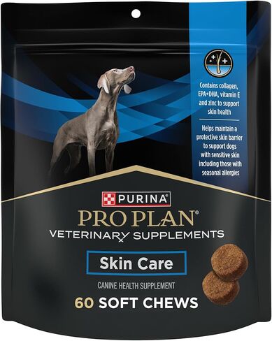 Purina Pro Plan Veterinary Supplements Skin Care Dog Supplements with Omega-3 Fish Oil and EPA and DHA - 30 ct. Pouches in Saudi Arabia