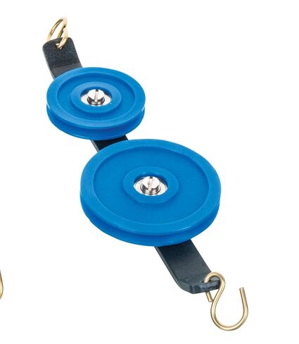 Eisco Labs Set of 5 Plastic Pulleys, Double in Tandem, 38 and 50 mm Diameter, Low Friction in Saudi Arabia