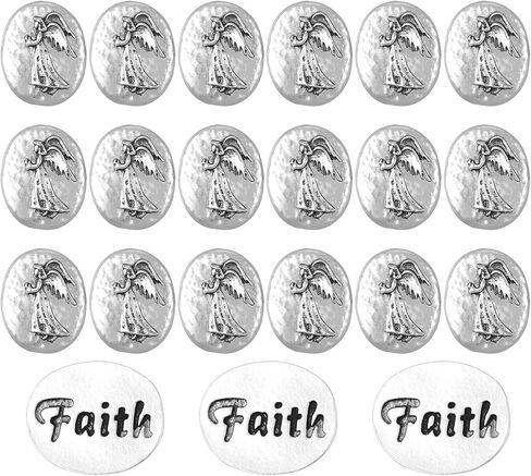 24 PCS Horseshoe ، Good Luck Pocket Token Charm Coin مع حظ سعيد Pewter Tokens for Lucky Party Favor in Saudi Arabia