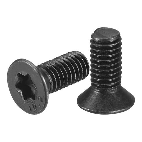 براغي ماكينة برأس توركس مسطحة M3-0.5 × 8 مم من uxcell، 20 قطعة من الفولاذ الكربوني 10.9 درجة مضادة للسرقة، لمسة نهائية من أكسيد الأسود، خيط كامل in Kuwait