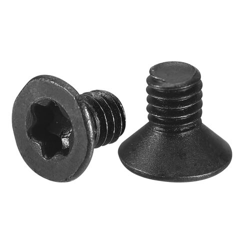 براغي ماكينة برأس توركس مسطحة M3-0.5 × 8 مم من uxcell، 20 قطعة من الفولاذ الكربوني 10.9 درجة مضادة للسرقة، لمسة نهائية من أكسيد الأسود، خيط كامل in Kuwait