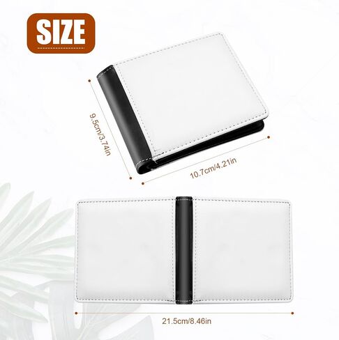 Vkinman 3pcs Sublimation Wallet Sublimation Heat Transfer Wallet DIY Pattern Purse Business Card Travel Wallet Small Wallet in Saudi Arabia