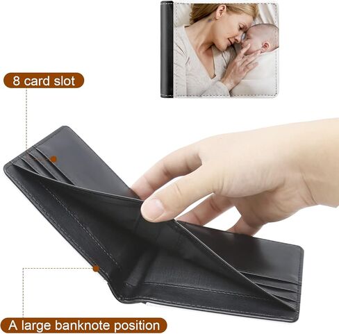 Vkinman 3pcs Sublimation Wallet Sublimation Heat Transfer Wallet DIY Pattern Purse Business Card Travel Wallet Small Wallet in Saudi Arabia
