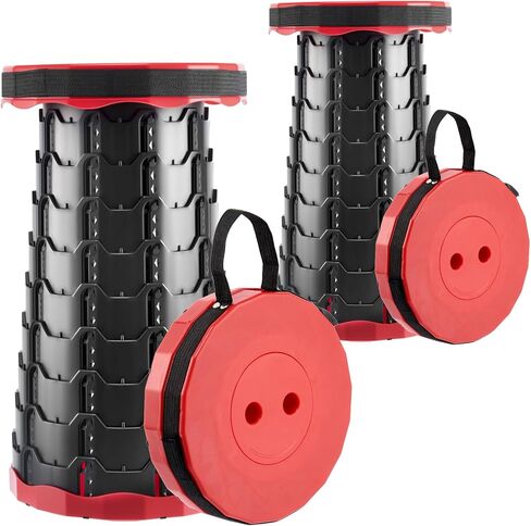 Upgraded Foldable Stool Thickened, Portable Collapsible Stool Retractable Stool for Fishing, Hiking Tours, BBQ, Parties, Outdoor Activities (Olive Green) in Kuwait