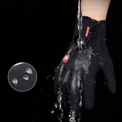 Winter Touch Screen Gloves Men Women, Windproof Waterproof Warm Thermal Gloves for Outdoor Cycling Hiking Skiing in Saudi Arabia