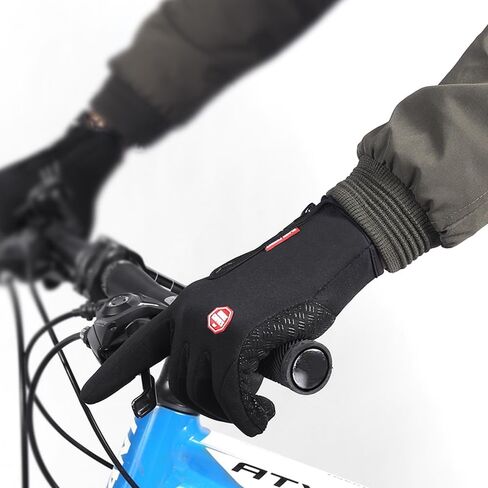 Winter Touch Screen Gloves Men Women, Windproof Waterproof Warm Thermal Gloves for Outdoor Cycling Hiking Skiing in Saudi Arabia