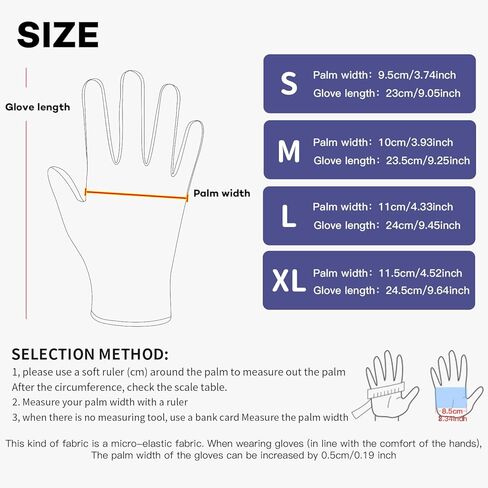 Winter Touch Screen Gloves Men Women, Windproof Waterproof Warm Thermal Gloves for Outdoor Cycling Hiking Skiing in Saudi Arabia