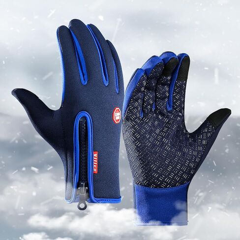 Winter Touch Screen Gloves Men Women, Windproof Waterproof Warm Thermal Gloves for Outdoor Cycling Hiking Skiing in Saudi Arabia