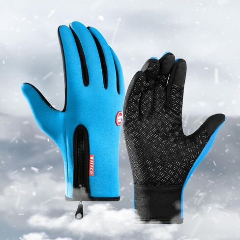Winter Touch Screen Gloves Men Women, Windproof Waterproof Warm Thermal Gloves for Outdoor Cycling Hiking Skiing in Saudi Arabia