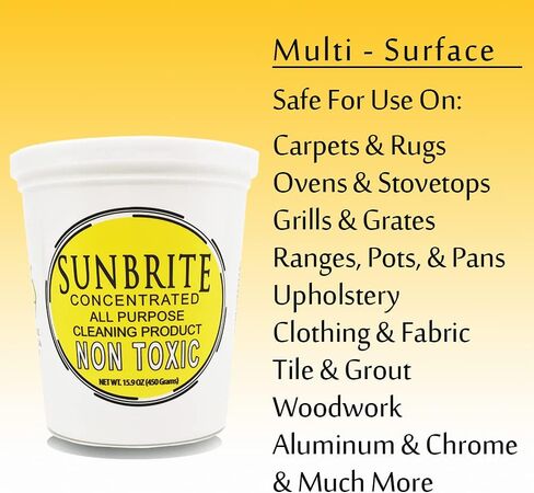 SunBrite Professional Strength Cleaner | NonToxic | Concentrated | All Purpose | Pint Unit | Green Product Safe For What You Clean in Saudi Arabia
