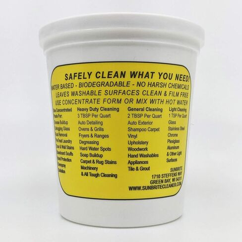 SunBrite Professional Strength Cleaner | NonToxic | Concentrated | All Purpose | Pint Unit | Green Product Safe For What You Clean in Saudi Arabia