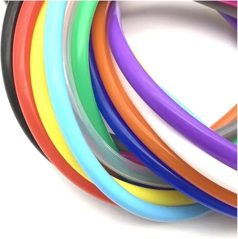 ID 2 3 4 5 6 7 8 9 10 12 mm 1 Meter Flexible Rubber Hose Soft Drink Pipe Water Connector Colorful(White,1 METER_OD 8XID 4MM) in Saudi Arabia