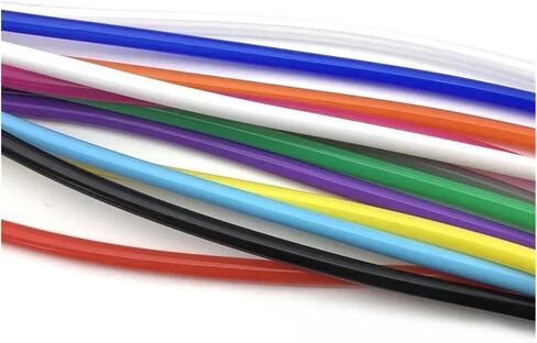 ID 2 3 4 5 6 7 8 9 10 12 mm 1 Meter Flexible Rubber Hose Soft Drink Pipe Water Connector Colorful(White,1 METER_OD 8XID 4MM) in Saudi Arabia