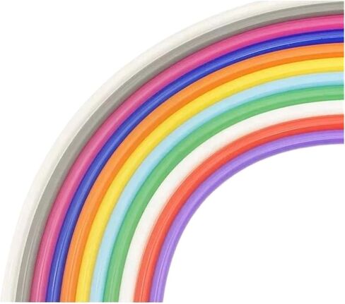 ID 2 3 4 5 6 7 8 9 10 12 mm 1 Meter Flexible Rubber Hose Soft Drink Pipe Water Connector Colorful(Zise,1 METER_OD 8XID 6MM) in Saudi Arabia