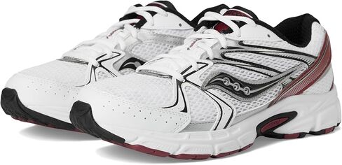 Saucony للجنسين Ride Millennium Sneaker ، White/Red ، 12 US Men in Kuwait