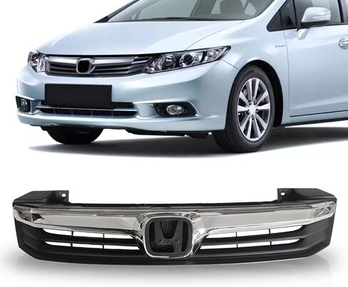 Front Upper Black W/Chrome Grill For 2014 2015 2016 2017 2018 2019 2020 Chevrolet Chevy Impala Sedan Bumper Grille GM1200685 in Kuwait