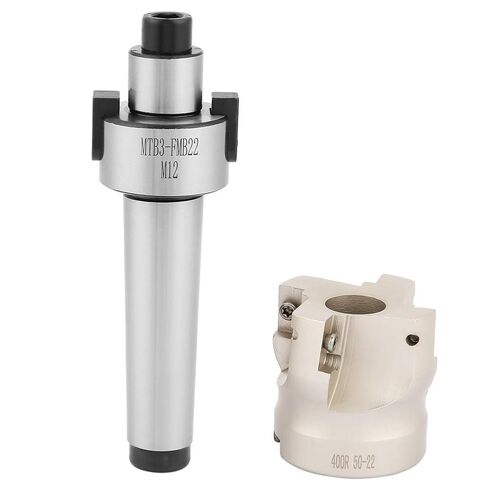 Face Mill Cutter Holder, Face End Mill Set 400R-50-22 Face End Mill Cutter 10pcs APMT1604 MT3-FMB22 Holder Extension CNC Carbide Inserts in Saudi Arabia