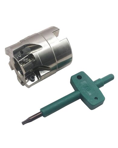 Zouzmin TXN03R Fast Feed Rough Processing Indexable Face Milling Cutter 6-8 Flutes End Mill Shell Cutter End Mill Tool Holder in Saudi Arabia