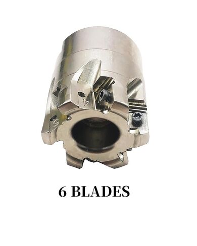 Zouzmin TXN03R Fast Feed Rough Processing Indexable Face Milling Cutter 6-8 Flutes End Mill Shell Cutter End Mill Tool Holder in Saudi Arabia