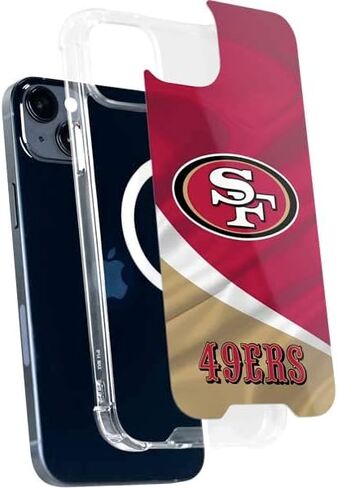 حافظة هاتف Skinit متوافقة مع MagSafe iPhone 15 - تصميم مرخص رسميًا من NFL San Francisco 49ers in Saudi Arabia