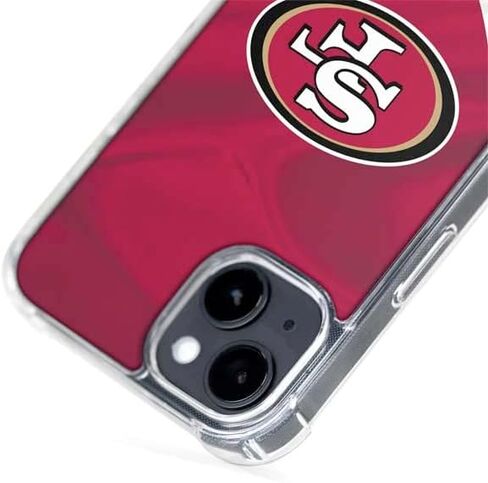 حافظة هاتف Skinit متوافقة مع MagSafe iPhone 15 - تصميم مرخص رسميًا من NFL San Francisco 49ers in Saudi Arabia