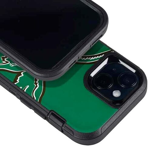 Skinit Decal Phone Skin Compatible with OtterBox Defender iPhone 15 Plus - Officially Licensed NFL Philadelphia Eagles Retro Logo Design in Saudi Arabia
