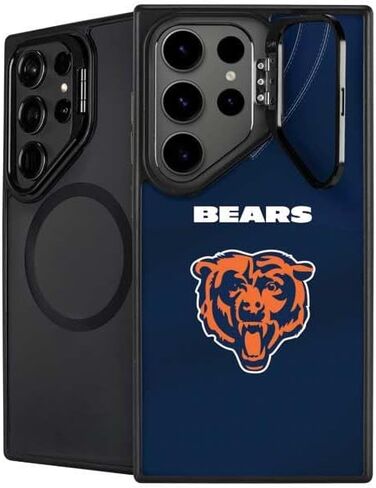حافظة هاتف Skinit Kickstand متوافقة مع هاتف Galaxy S24 Ultra - تصميم مزدوج الرؤية مرخص رسميًا من NFL Chicago Bears in Saudi Arabia