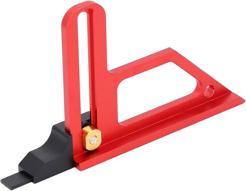 Table Saw Depth Aluminum Alloy Metric Inch Scales 0-60mm Measuring Tool for Woodworking Enthusiasts in Saudi Arabia