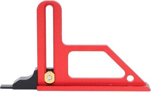 Table Saw Depth Aluminum Alloy Metric Inch Scales 0-60mm Measuring Tool for Woodworking Enthusiasts in Saudi Arabia
