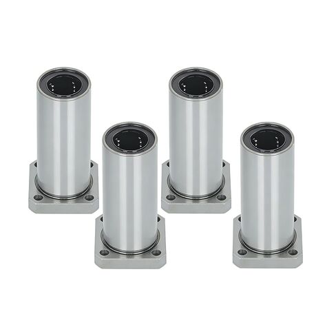 findmall LMK20LUU Linear Ball Bearing with Square Flange 20mm ID 32mm OD 80mm Length Steel Cage - Premium Linear Motion Bearing for 3D Printers, CNC Routers in Saudi Arabia