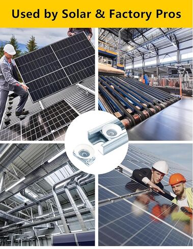 SIHAI 30-Pack 1/4"-20 Strut-Channel Cone Nuts, Position-Exact for Easy Installation, Corrosion-Resistant Zinc Plated, for Electrical & Mechanical Strut Channels in Kuwait