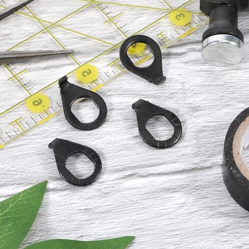 Bicycle Hub 3/8 Inch Black Flange Shaft Nut Kits, 16 PCS Bicycle Hub Flanged Axle Nut and Safety Washer Bicycles Wheel Axle Nuts with Front and Rear Bicycles Wheel Safety Washer, Black BicycleHub Par in Saudi Arabia