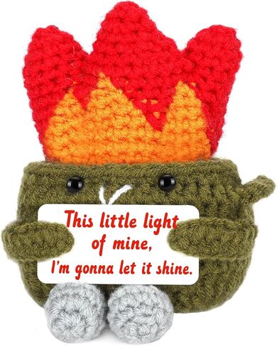 Funny Dumpster Crochet Fire, Thank You Appreciation Gifts for Women Men Coworker Boss Teacher Friend, Birthday Retirement Farewell Moving Going Away Leaving Gift Desk Accessories Decor Christmas in Saudi Arabia