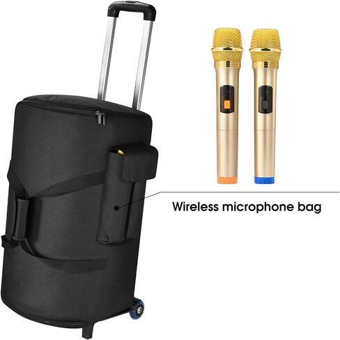 Growalleter Trolley Bag for JBL Partybox 120 Audio, JBLS Partybox 120 Outdoor Karaoke Specialized Travel Bag, Portable Speaker Trolley Bag, Multi-function Storage Bag in Saudi Arabia