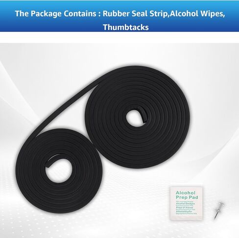GUSUUI 326A0004 Service Kit Ribbed Bulkhead Seal 3/5" x 360", Service Kit Tonneau Cover Bulkhead Self Adhesive EPDM Ribbed Foam Rubber Seal for RV,Truck,Garage Door,Boat, Marine, Auto Tailgate in Kuwait