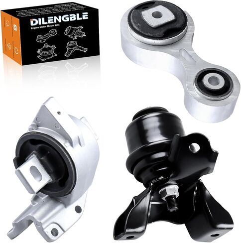 Engine Motor Mount & Trans Mount Replacement for Ford Edge 2011 2012 2013 2014 V6 3.5L, Edge 2011 2012 2013 2014 V6 3.7L, Engine Mount Set of 3 Replaces OE# A5342 A5605 A5425 3235 EM-4081 EM4081 in Kuwait