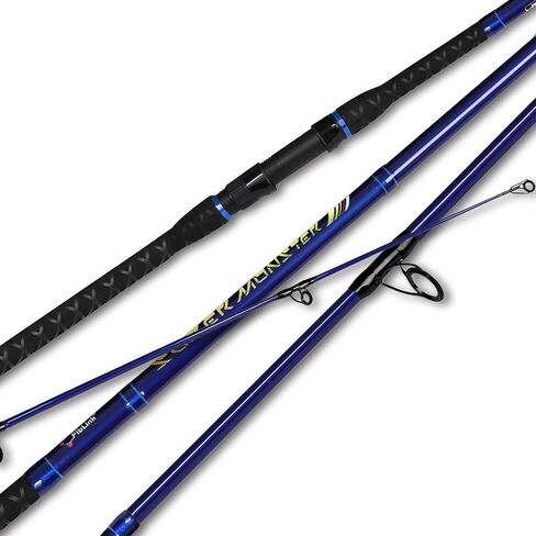 Fiblink Surf Casting Fishing Rod Carbon Fiber Travel Fishing Rod(Cast - 11' - 3 Piece) in Kuwait