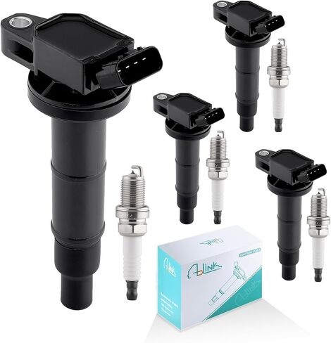 Set of 8 UF493 Ignition Coil Pack & 4504 Spark Plugs For Lexus GS430 LS430 SC430 GX470 LX470 LX570,for Toyota 4Runner Land Cruiser Sequoia Tundra 4.3L 4.7L 5.7L UF230 IC336 in Saudi Arabia