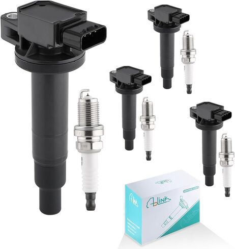 Set of 8 UF493 Ignition Coil Pack & 4504 Spark Plugs For Lexus GS430 LS430 SC430 GX470 LX470 LX570,for Toyota 4Runner Land Cruiser Sequoia Tundra 4.3L 4.7L 5.7L UF230 IC336 in Saudi Arabia