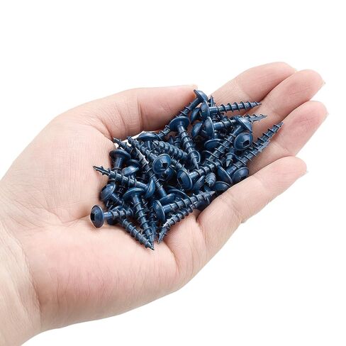 YCSJ 100 PCS(0.4 lb), #8 x 1 Pocket Hole Screws, Exterior Pocket Screw 1 inch, Coarse Thread, Square Drive, Washer Head, Rust Resistant, 150MM Drive Bit Included in Saudi Arabia