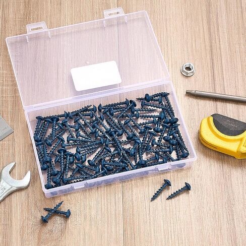 YCSJ 100 PCS(0.4 lb), #8 x 1 Pocket Hole Screws, Exterior Pocket Screw 1 inch, Coarse Thread, Square Drive, Washer Head, Rust Resistant, 150MM Drive Bit Included in Saudi Arabia
