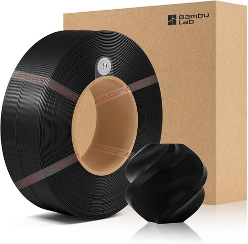 3DTOOLS الخيزران الأصلي 1.75 مم ABS إعادة ملء خيوط جيدة للحرارة والتجمد مقاومة صديقة للبيئة مع RFID لـ Bambu Lab X1، P1 P2S، H2D AMS 1 كجم +/- 0.03 مم (بدون بكرة) (أحمر 40200) in Kuwait