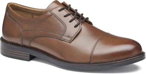 Johnston & Murphy Mason Cap Toe Men’s Shoe – Business Casual Leather Mens Dress Shoes, Comfortable Shoes for Men in Saudi Arabia