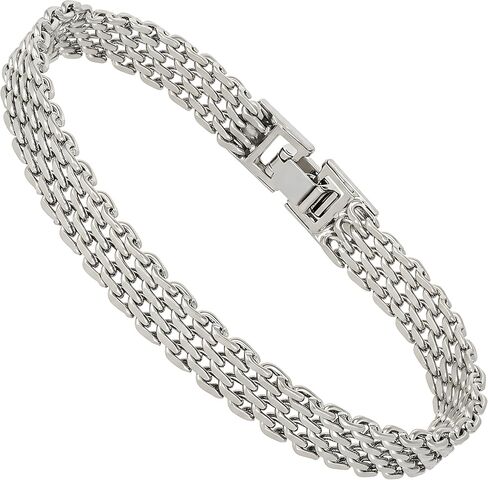 LIFETIME JEWELRY 8.5mm Designer Mesh Ladies Bracelet 24k Real Gold Plated for Women in Saudi Arabia