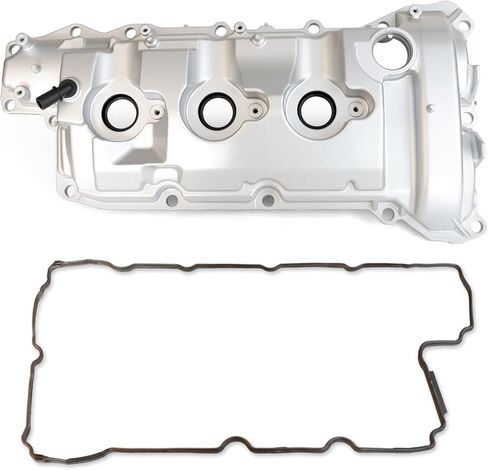 Engine Valve Cover Compatible with Chevrolet Equinox Enclave Traverse Camaro Impala Cadillac SRX CTS CTS STS Buick Lacrosse Saturn Outlook GMC Acadia Terrain 3.0L 3.6L 2008-2017 in Saudi Arabia