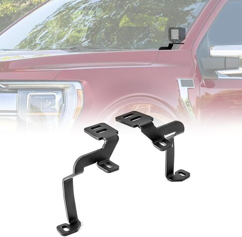 Weisen Upper Hinge Hinge Ditch Light Mount Brackets متوافقة مع Ford F-250 350 450 550 Super Duty 2017-2022 in Kuwait