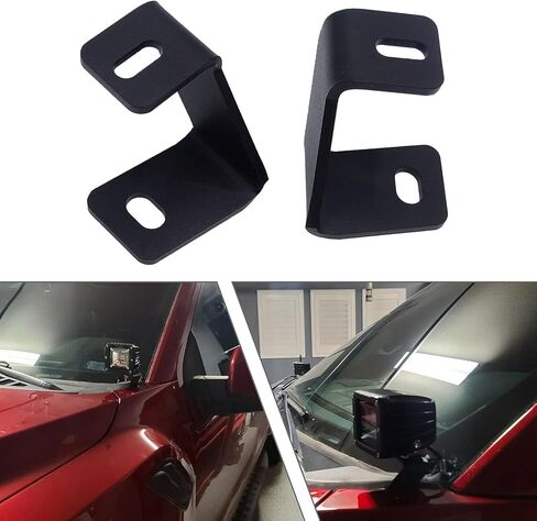 Weisen Upper Hinge Hinge Ditch Light Mount Brackets متوافقة مع Ford F-250 350 450 550 Super Duty 2017-2022 in Kuwait