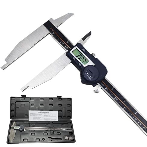 12 Inch Digital Caliper Long Jaw Caliper with 3.5" Jaw Depth Calipers Measuring Tool All-Metal Frame Large LCD Screen 0.0005"/ 0.01mm Resolution (12"/ 300mm) in Saudi Arabia