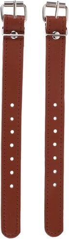 NOLITOY 1 Pair of Bike Basket Strap: Adjustable Leather Straps with Metal Buckle Bike Accessory for Bicycle Basket Decor in Kuwait