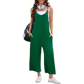 MAKABO Summer Floral Jumpsuits for Women, 2025 Casual Boho Rompers with Pockets, Beach Vacation Fashion Beach Outfits in Kuwait